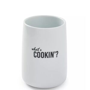 White Ceramic Utensil Holder - Macy's